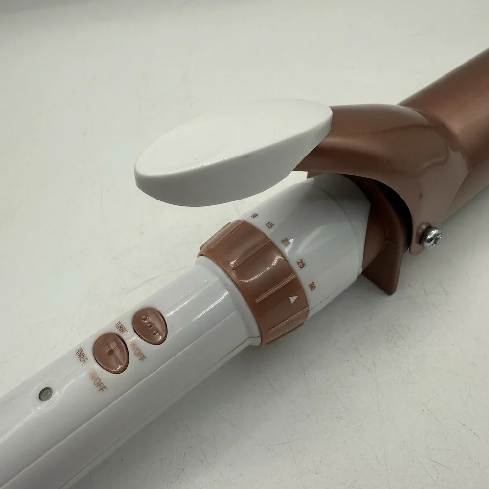 Conair Double Ceramic Curling Iron 1 1/2 Inch Rose Gold CD703GN Soft‎ Waves